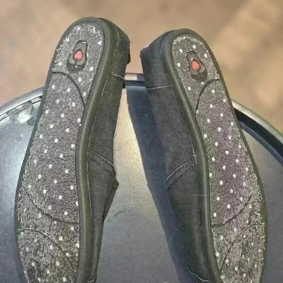 TOMS Women's Canvas Slip on Black Size 11 - Picture 4 of 5